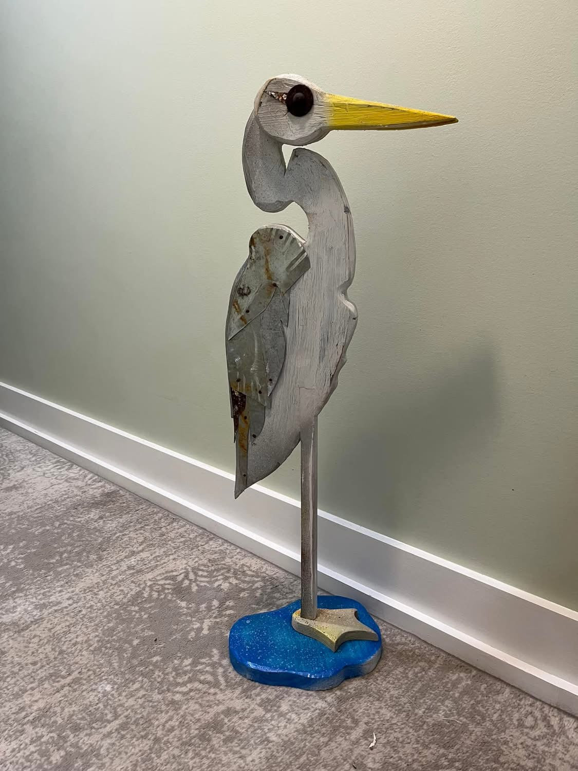 34”-36” Egret ( Free Standing )